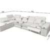 VITO XI MIX sofa bed functionality, spacious sleeping area