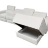VITO XII MIX L-shaped sofa with adjustable headrests, elegant living room furniture