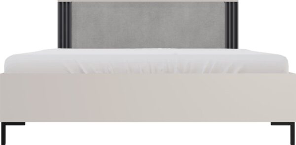 ALLMO 19 Bed - Cashmere & Anthracite