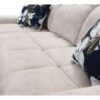 GOLDEN I corner sofa as a bed, demonstrating its comfortable sleeping function