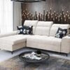 Sample image of GOLDEN I sofa with black matte metal front legs