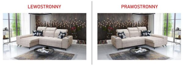 Detailed shot of GOLDEN I sofa storage compartment, open to reveal space