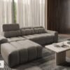 AVELIO I corner sofa with a focus on its modern armrest design