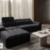 AVELIO I corner sofa with focus on its comfortable seating depth