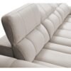 Detail of AVELIO I corner sofa's fabric upholstery and stitching