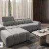 AVELIO I corner sofa showing its full back design for freestanding use