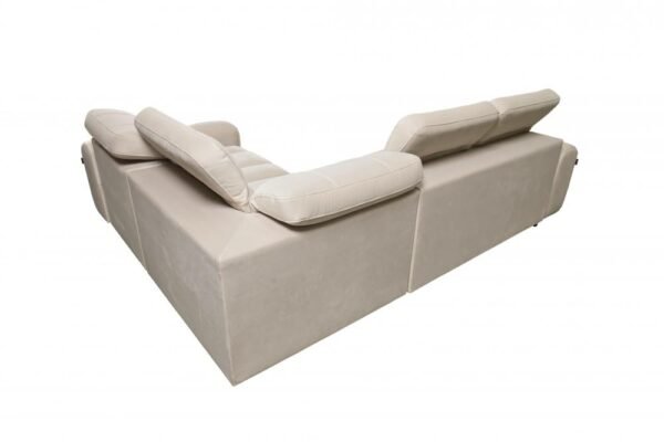 AVELIO II corner sofa with storage compartment open