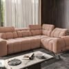 AVELIO II modern corner sofa, showcasing robust build