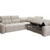 AVELIO III sofa bed detail showing USB A+C charging port.