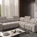 AVELIO III corner sofa in a modern living room setting.