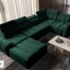 AVELIO IV sofa from an angle, highlighting its robust construction.