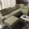 AVELIO IV corner sofa highlighting its sleek, low-profile design.