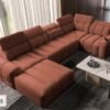 AVELIO IV corner sofa with a clean, minimalist aesthetic.