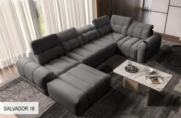 AVELIO IV corner sofa perfectly suited for spacious living room designs.