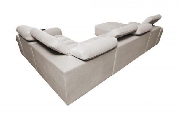 AVELIO IV corner sofa with pull-out sleeping function extended.