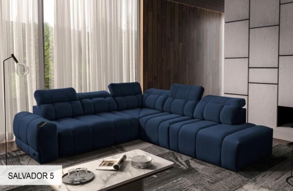 Detail of AVELIO IX sofa's backrest and cushioning.