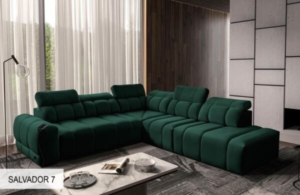 AVELIO IX sofa armrest with sleek modern lines.