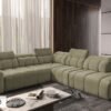 Fabric swatch or texture close-up on AVELIO IX sofa.