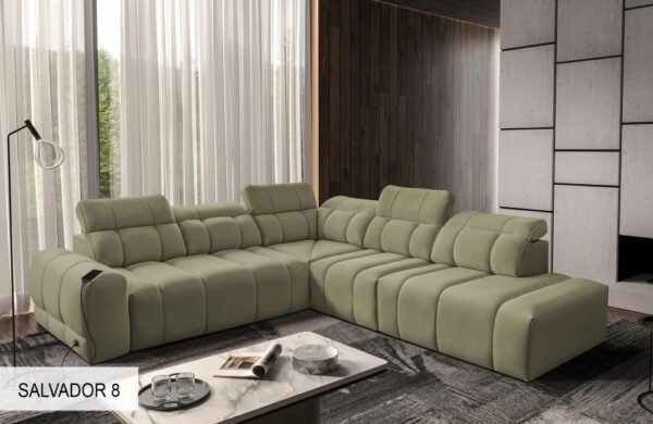 Fabric swatch or texture close-up on AVELIO IX sofa.