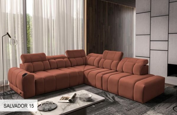 AVELIO IX sofa with the sleeping function partially extended.