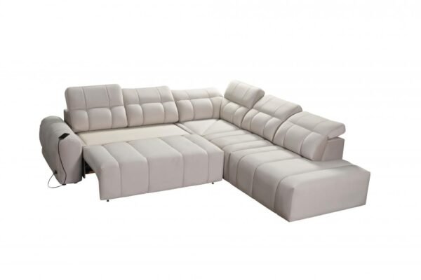 AVELIO IX sofa showing comfortable seating and fabric texture.