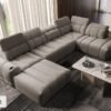 Side view of AVELIO VI corner sofa, emphasizing sleek modern lines