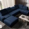Frontal view of AVELIO VI sofa, showcasing plush seating comfort