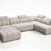 Modern AVELIO VI corner sofa showcasing PUMA sleeping function
