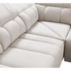 AVELIO VI corner sofa with chaise longue extended for daybed use