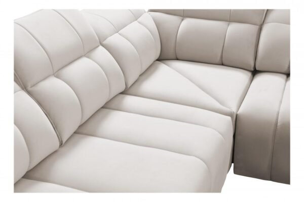 AVELIO VI corner sofa with chaise longue extended for daybed use