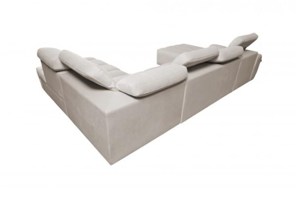 Close-up of AVELIO VI sofa upholstery and detailed stitching