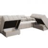 Contemporary AVELIO VI sofa with integrated USB port and storage
