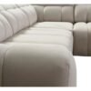 Stylish AVELIO VII corner sofa, full room view