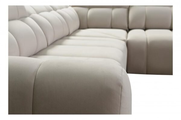 Stylish AVELIO VII corner sofa, full room view