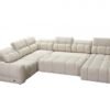 AVELIO VIII corner sofa transformed into a large bed