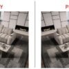 Stylish AVELIO VIII sofa with adjustable headrests