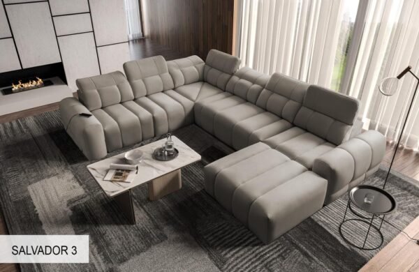 AVELIO VIII sofa with built-in storage functionality