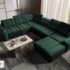 AVELIO VIII corner sofa, showcasing its unique chaise design