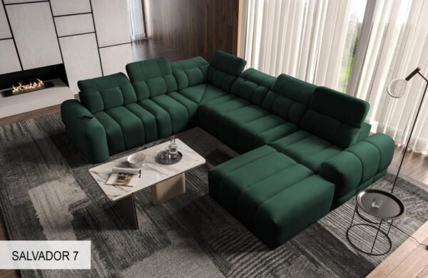 AVELIO VIII corner sofa, showcasing its unique chaise design