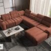 Versatile AVELIO VIII corner sofa, family-friendly furniture