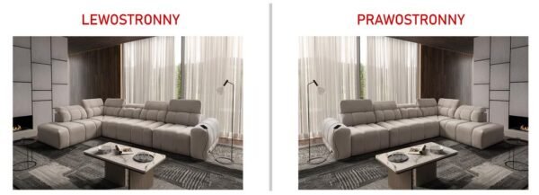 AVELIO XI modern corner sofa from a different angle highlighting its design