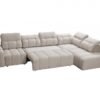 AVELIO XI corner sofa fully extended showing its PUMA sleeping function