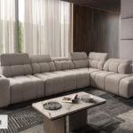 AVELIO XI modern corner sofa with a spacious design in a living room