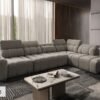 Side view of the AVELIO XI sofa demonstrating its clean lines