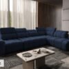 Frontal view of the AVELIO XI corner sofa design