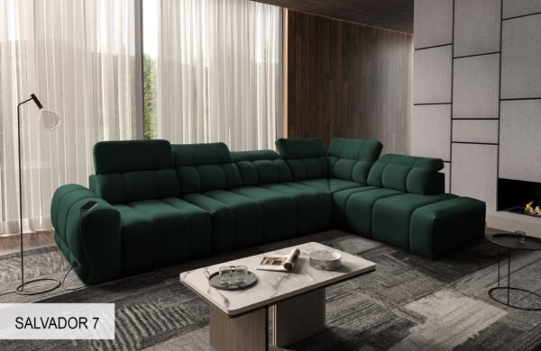 AVELIO XI sofa with its sleeping function partially open