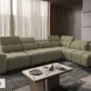 Interior shot featuring the AVELIO XI L-shaped sofa as a centerpiece