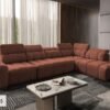 Close-up of AVELIO XI sofa's robust base and leg design