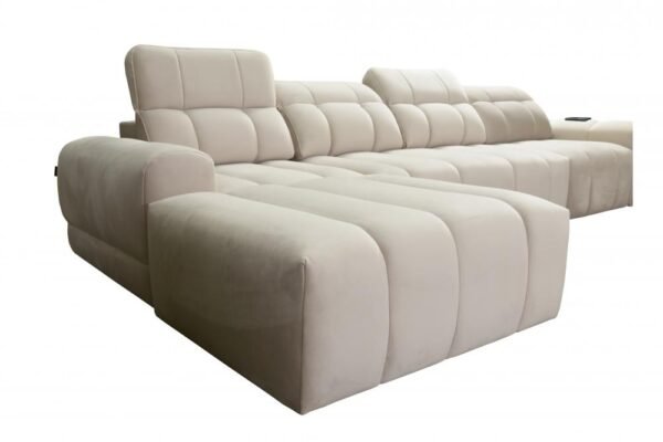 Top view of AVELIO XII corner sofa with its contemporary design