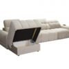 AVELIO XII sofa close-up of fabric texture and stitching